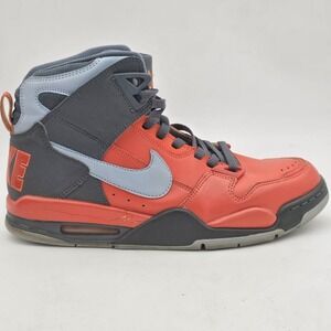 Nike Air Flight Condor Size 10  High Top Orange Grey Basketball Shoes 2013